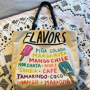 Kate Spade Popsicle Ice Cream Bon Shopper Tote